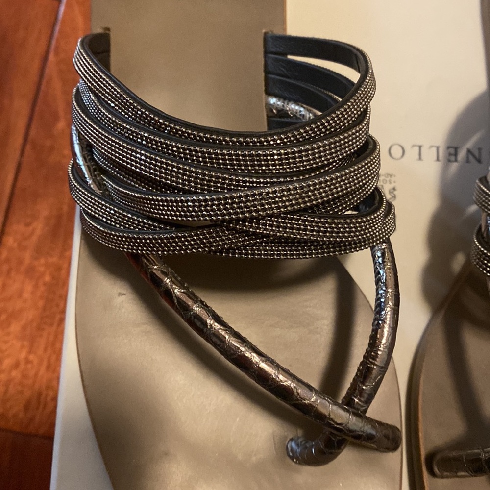 Brunello Cucinelli sandals size 39 - Picture 5 of 6